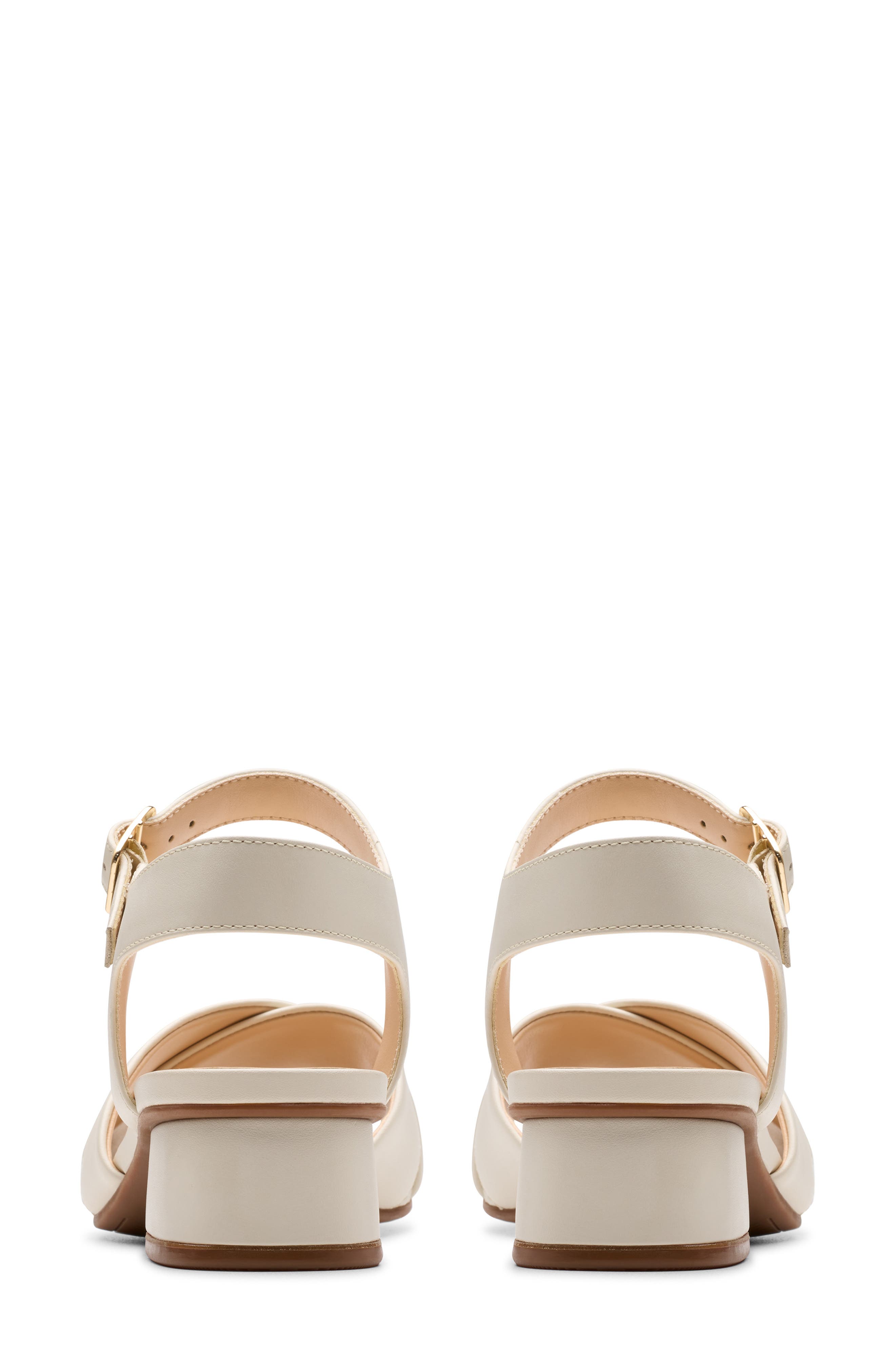 Clarks<sup>®</sup> Serina 35 Cross Sandal, Alternate, color, Cream Leather