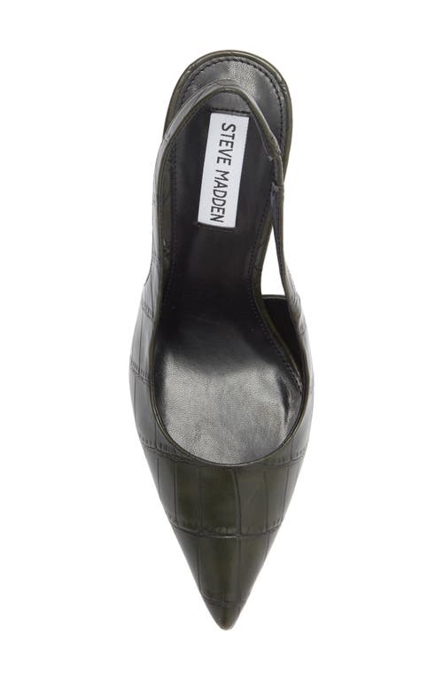 Steve Madden Juliya Slingback Pump In Green