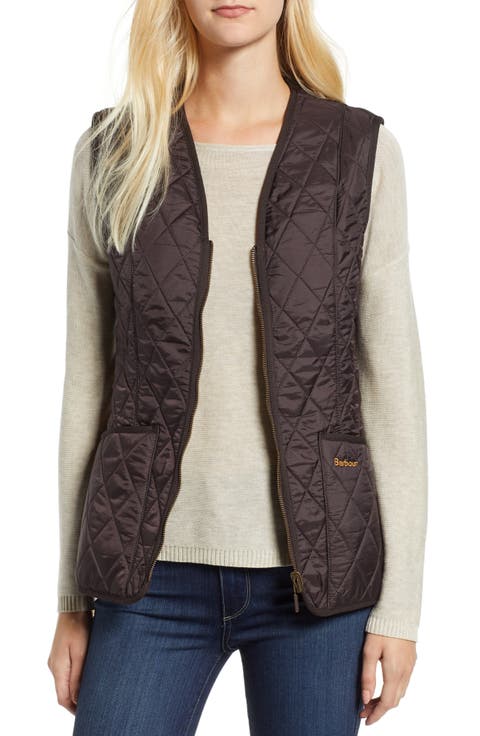 Betty Quilted Fleece Lined Vest