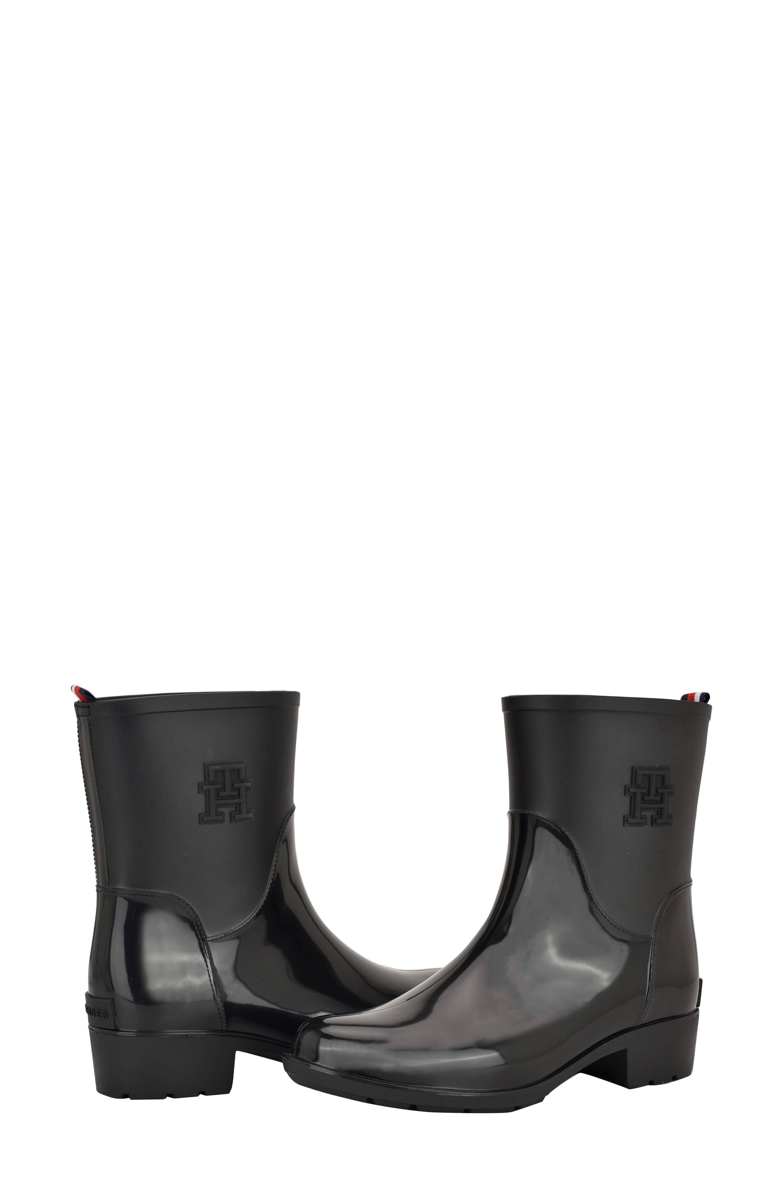 Tommy Hilfiger Kippa Rain Boot, Alternate, color, Black