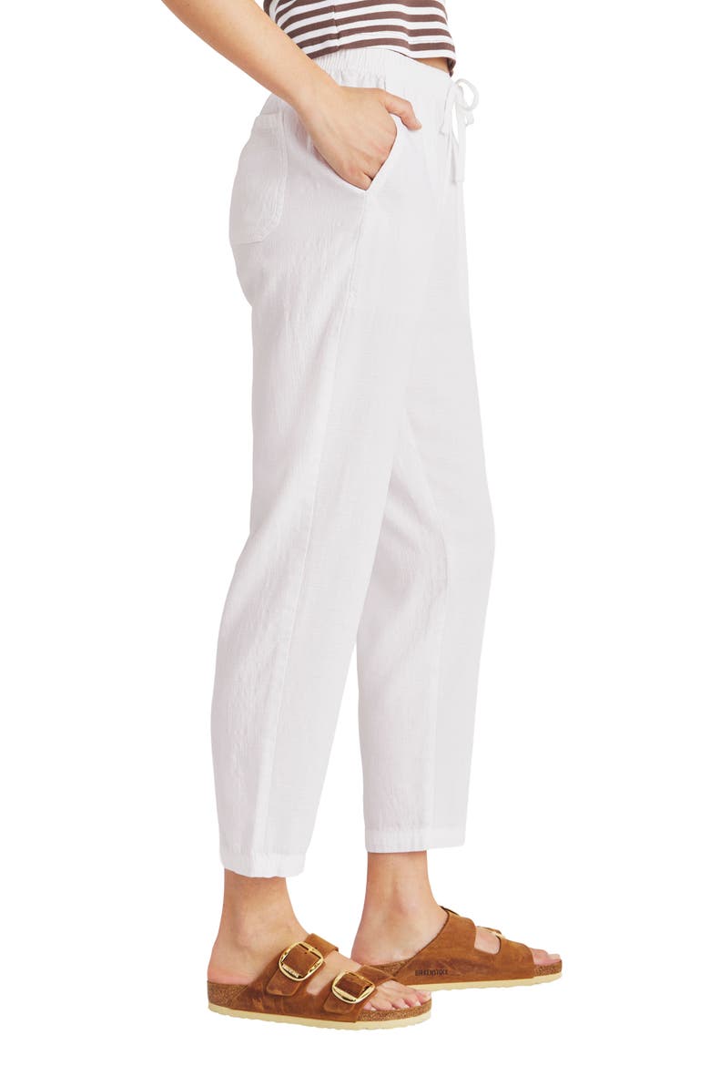 Angie Straight Leg Pants, Alternate, color, WHITE