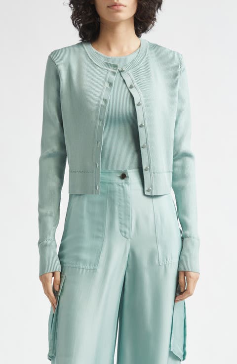 Zoe Crop Fitted Cardigan