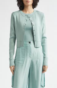 Toccin Zoe Crop Fitted Cardigan