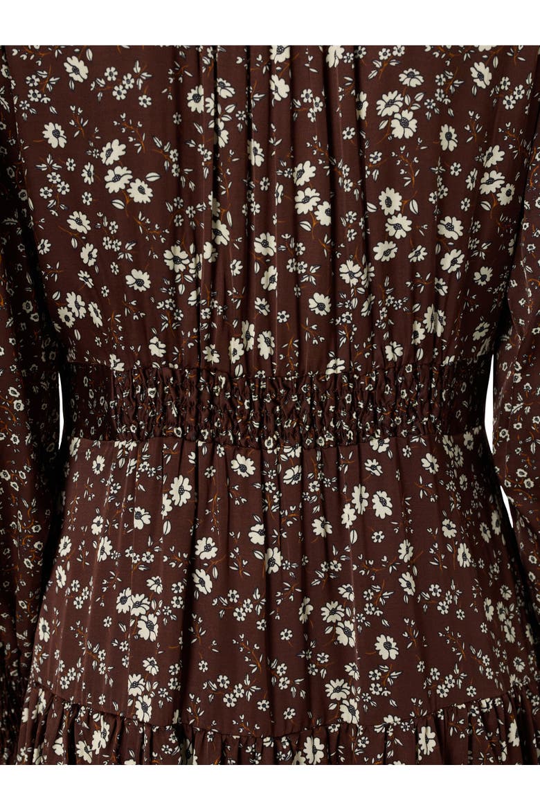Lolita Long Sleeve Shirt Dress, Alternate, color, Brown