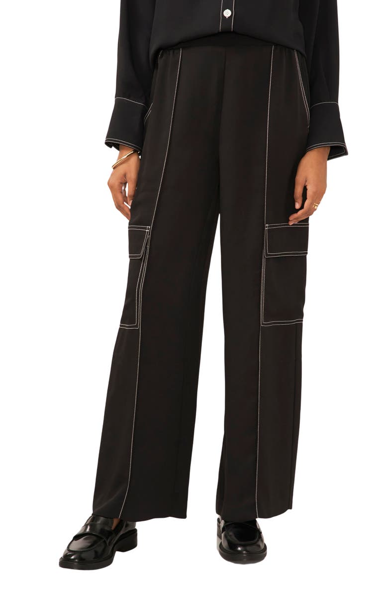 Vince Camuto Wide Leg Cargo Pants, Main, color, 