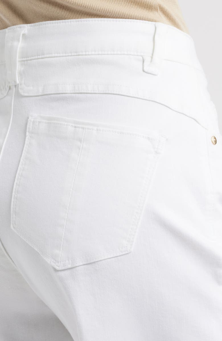 Wit & Wisdom Wyatt 'Ab'Solution Skyrise Wide Leg Jeans, Alternate, color, Optic White