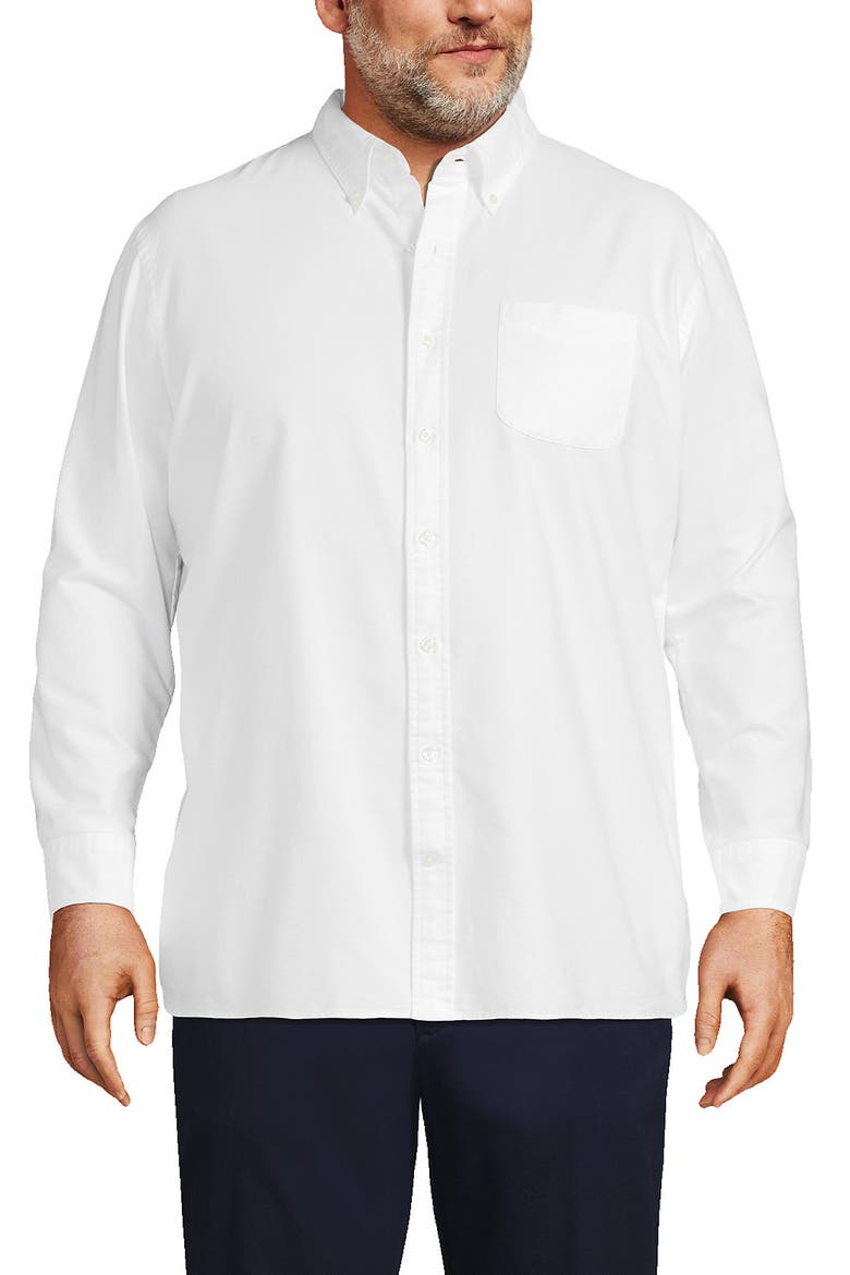 Traditional Fit Comfort-First Sail Rigger Oxford Shirt, Alternate, color, White