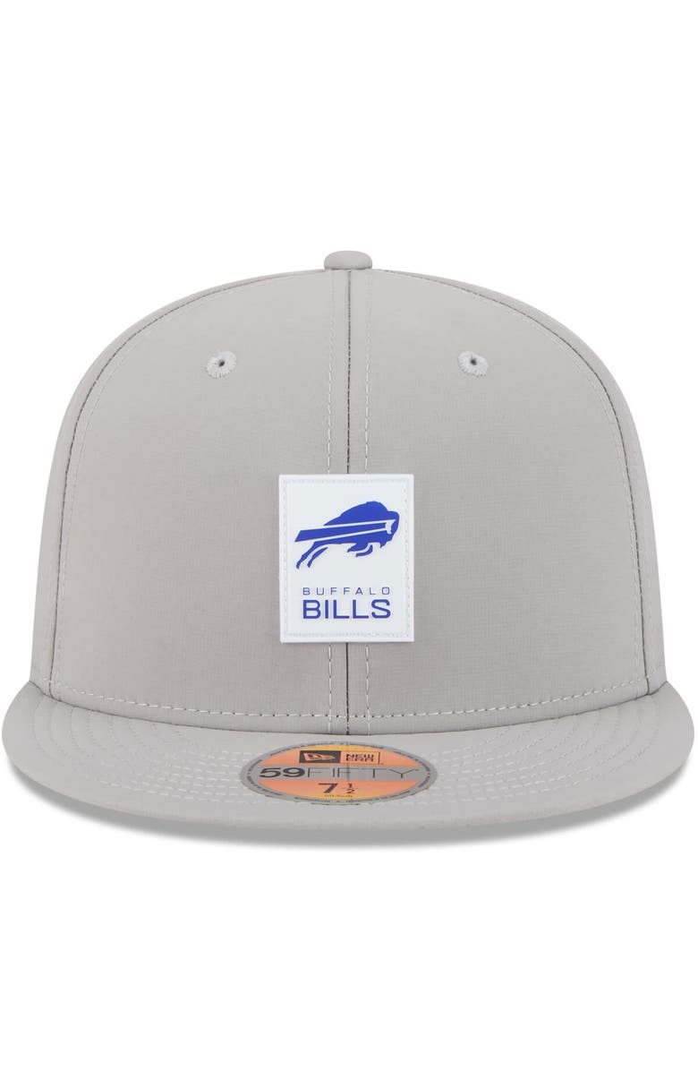 New Era Men's New Era Gray Buffalo Bills 2025 Sideline  59FIFTY Fitted Hat, Alternate, color, Gray