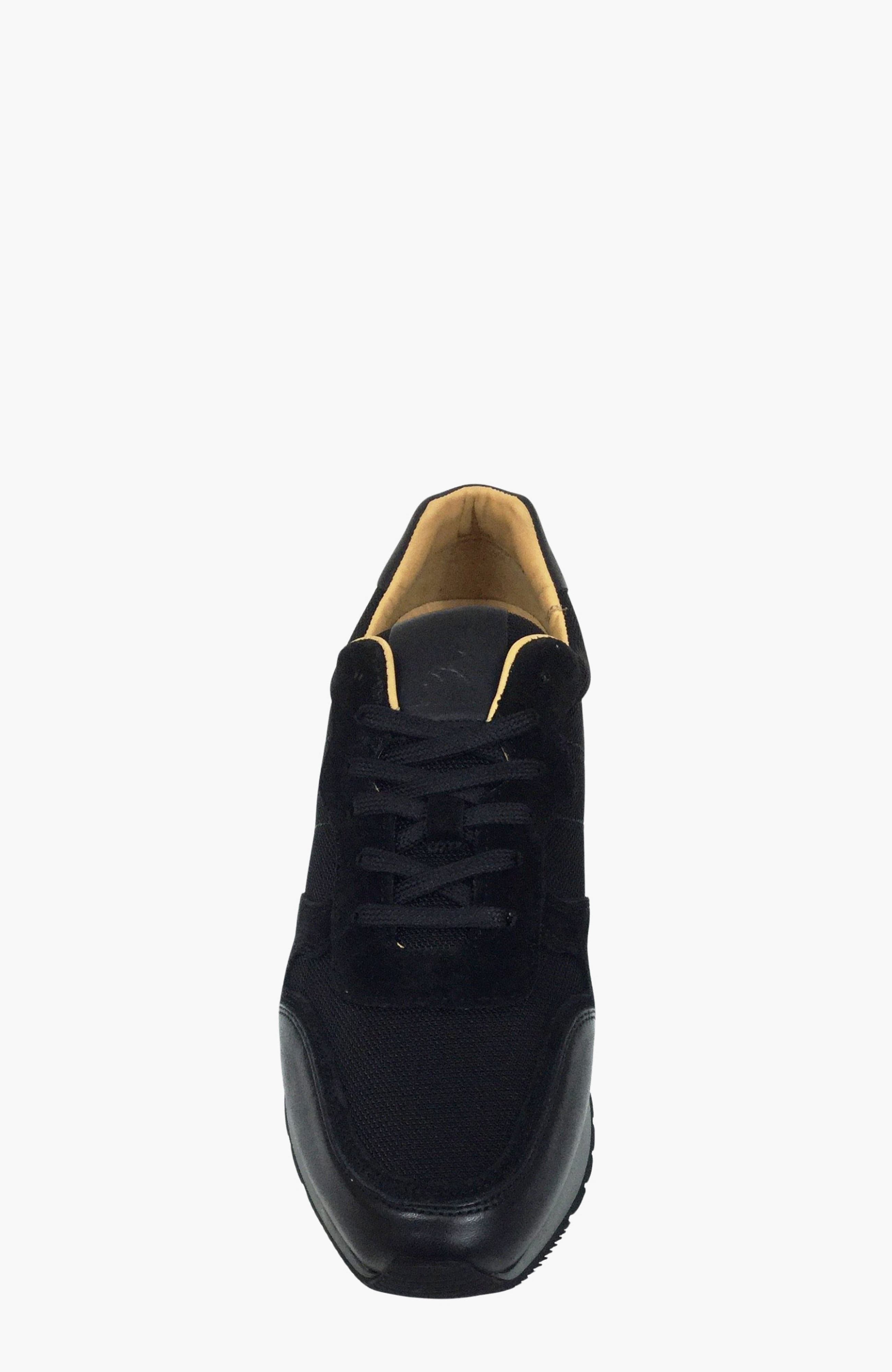 Casual Daily Runner Sneakers, Alternate, color, Black