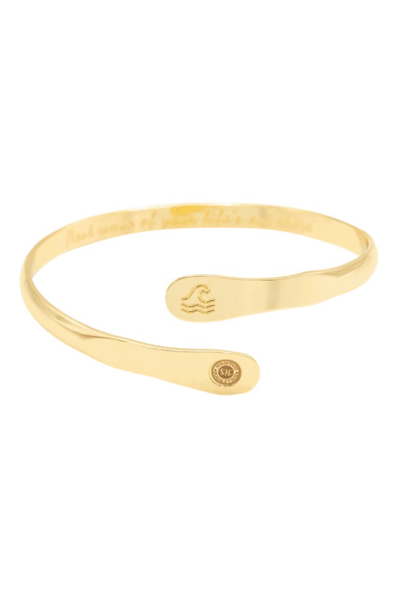 Wave Bracelet, Main, color, Gold