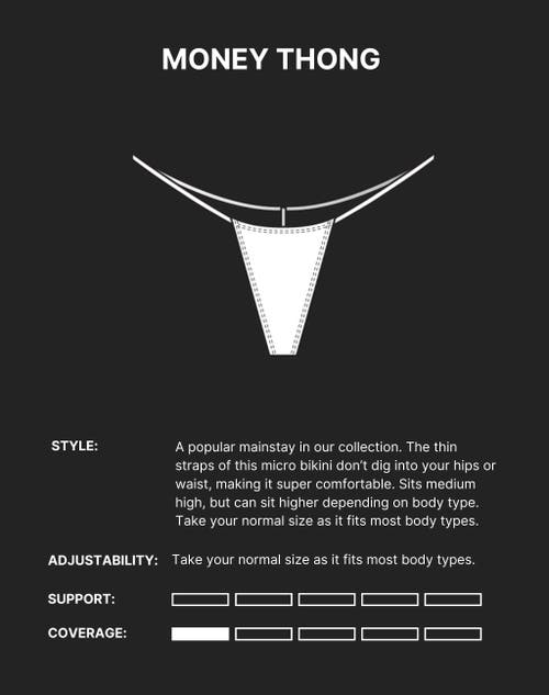 Shop Minimale Animale G Money Thong Bikini Bottom