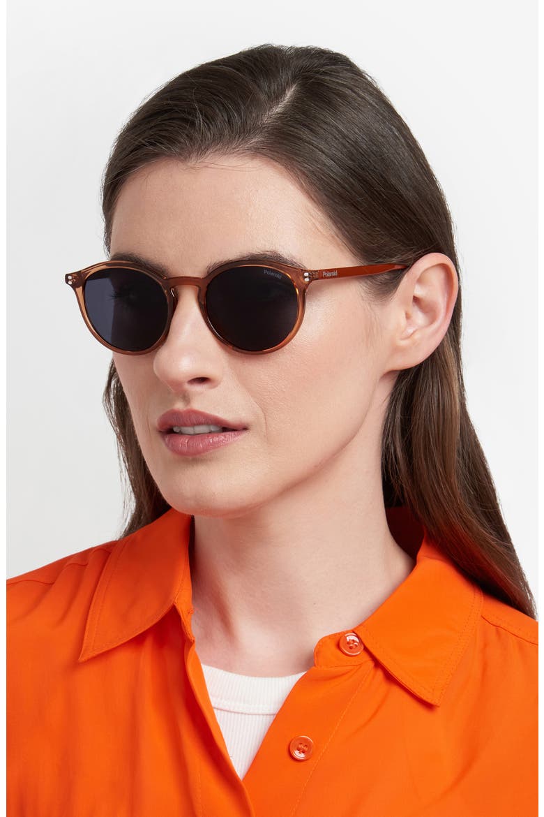 51mm Polarized Phantos Sunglasses, Alternate, color, ORANGE/ BLUE POLAR