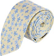 Trafalgar Weldon Floral Silk Novelty Necktie