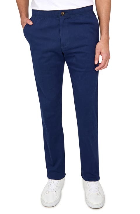 Slim Fit Solid Drawstring Pants