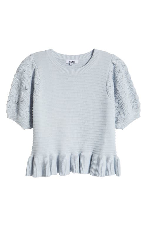 525 Whitney Mix Stitch Sweater In Arctic Ice