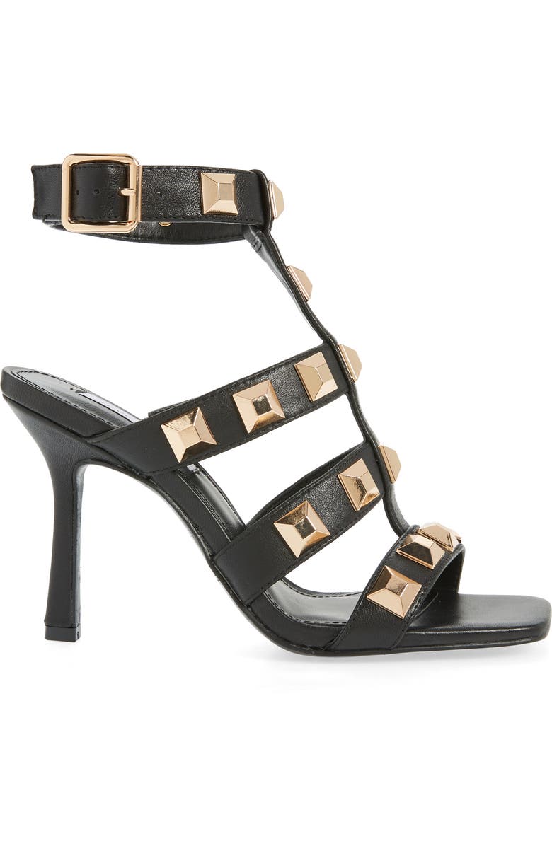 Steve Madden Carmele Stud Cage Sandal, Alternate, color,