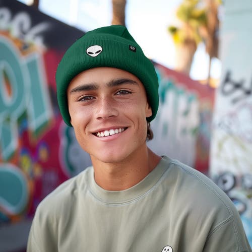 Dalix Alien Beanie In Green