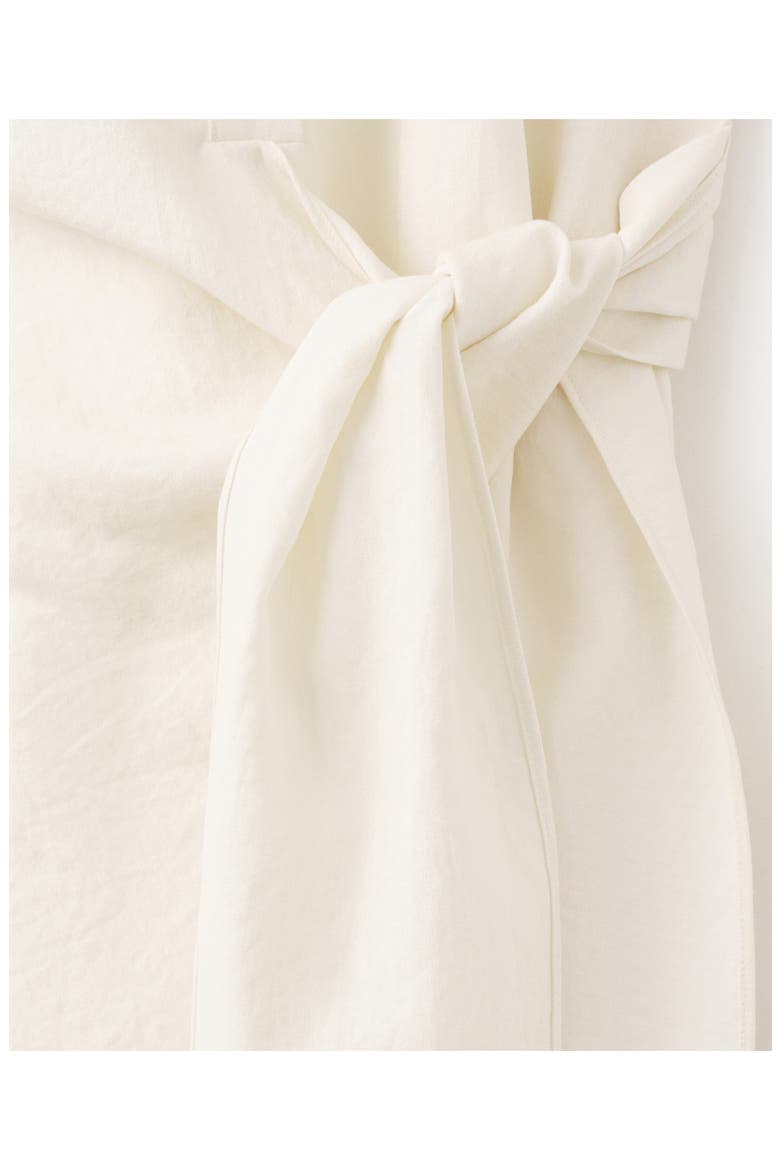 Tie Waist Midi Shirtdress, Alternate, color, ECRU