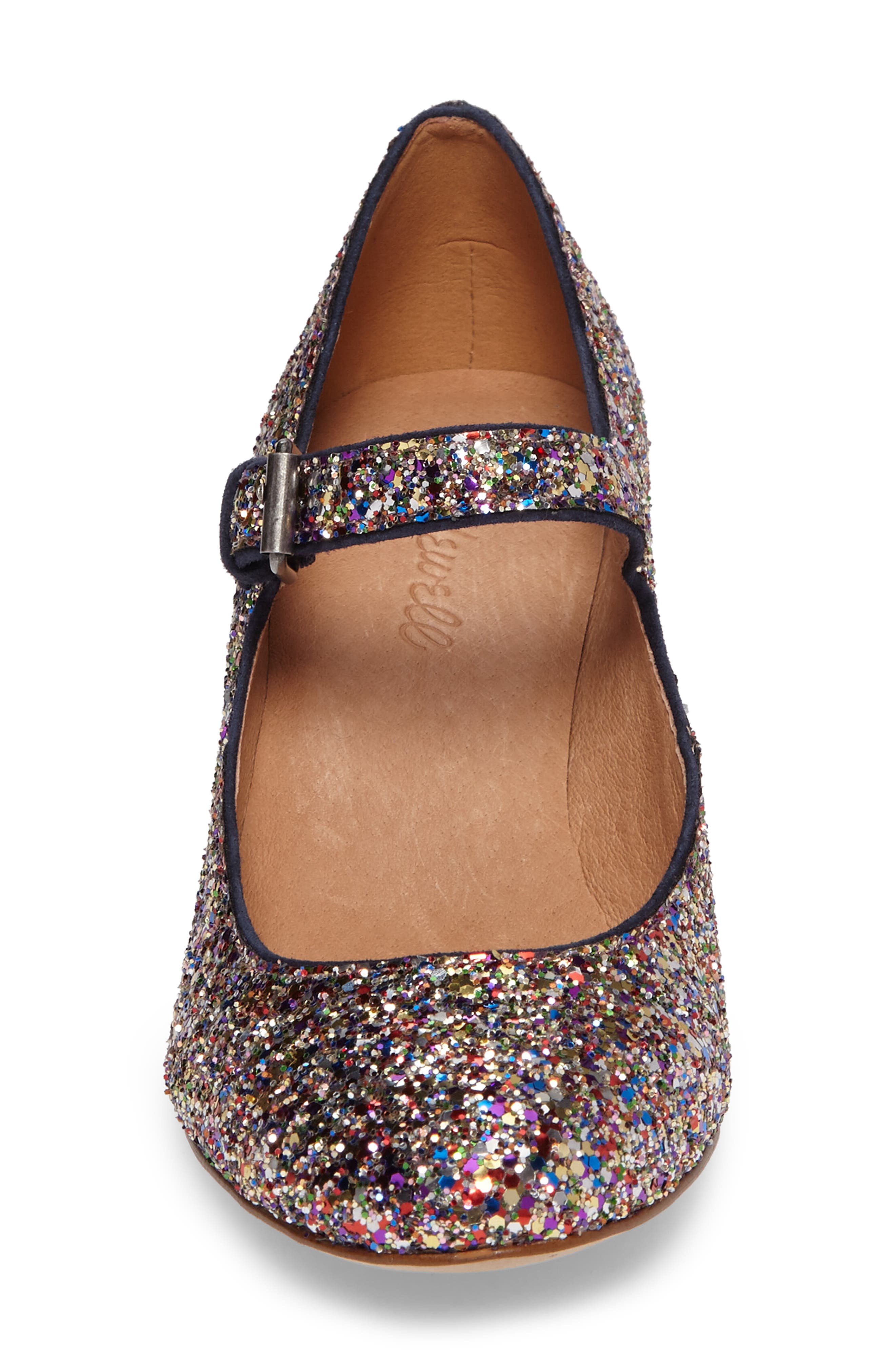 Madewell Zelda Glitter Mary Jane Pump, Alternate, color, 