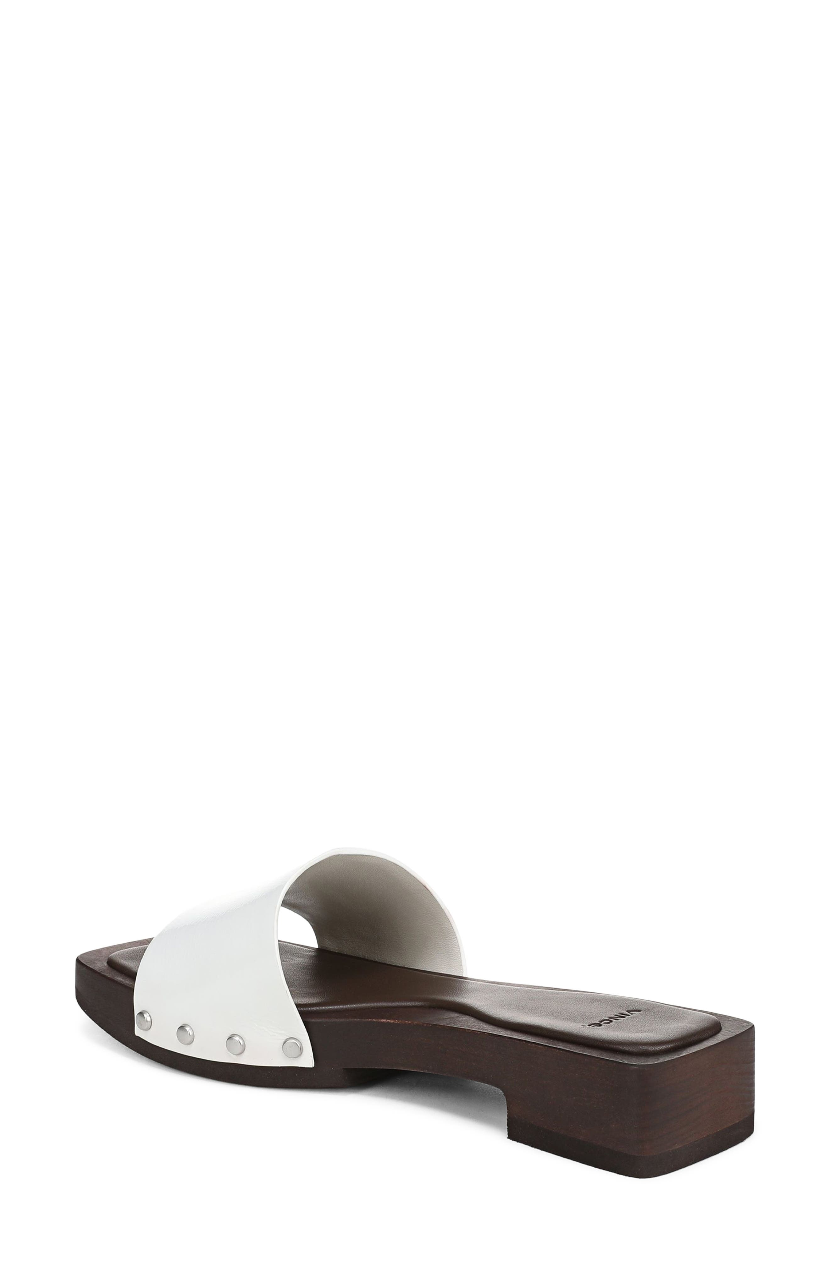 Vince Barbara Platform Slide Sandal, Alternate, color, Milk