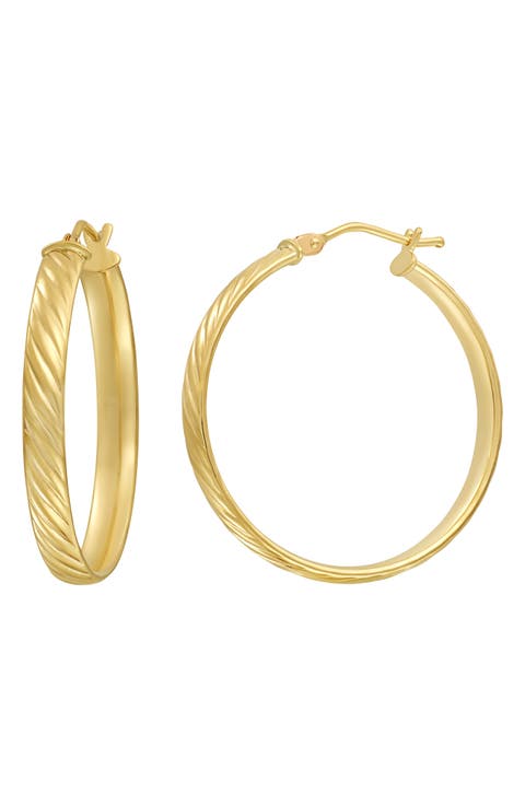 14K Gold Hoop Earrings (Nordstrom Exclusive)