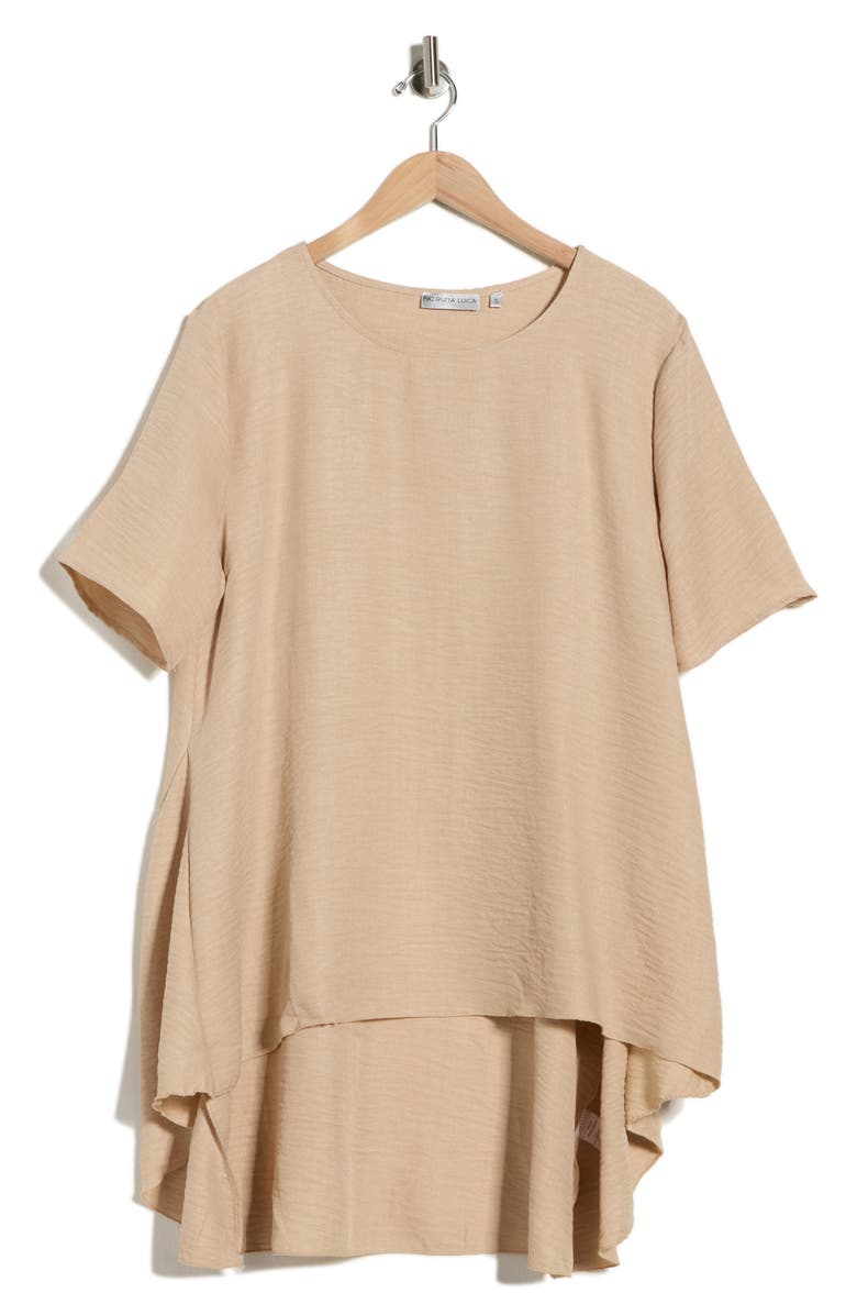 PATRIZIA LUCA A-Line Tunic Top, Main, color, Sand