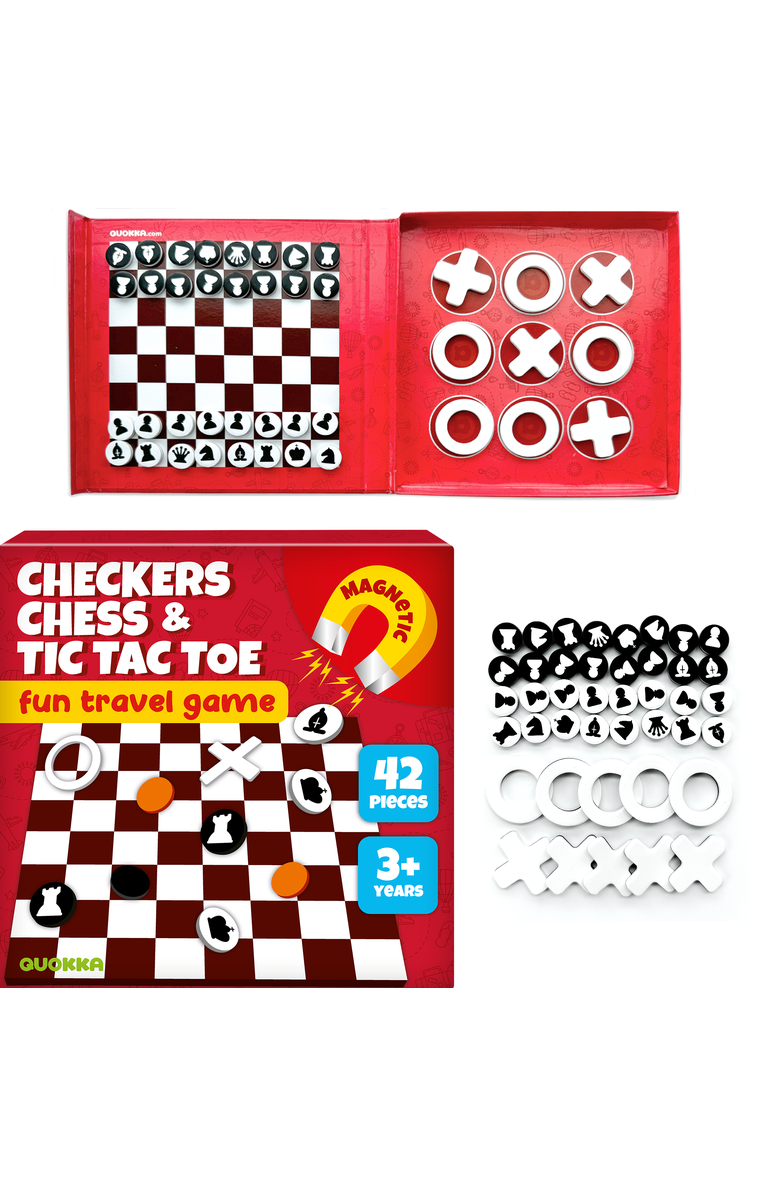 Quokka Magnetic Travel Games Collection for Kids, Main, color, Game Chess