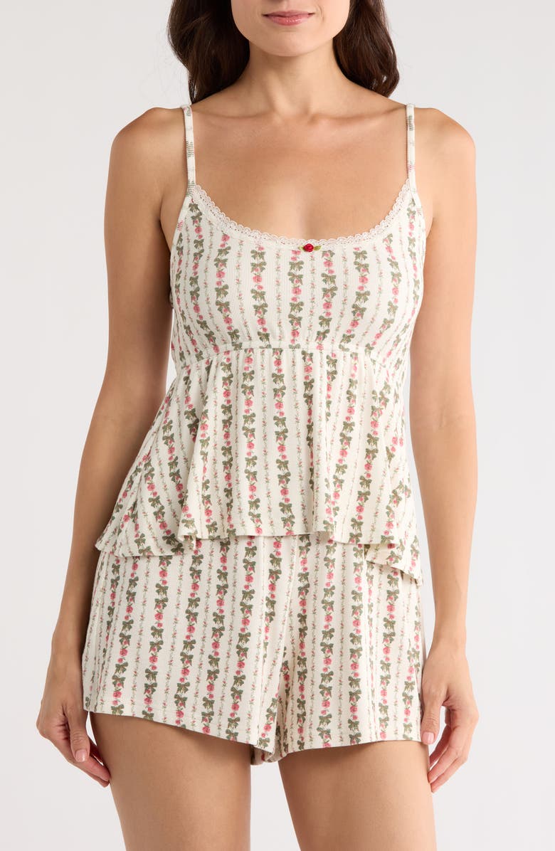 KILO BRAVA Print Pajama Camisole, Main, color, Heirloom Rose