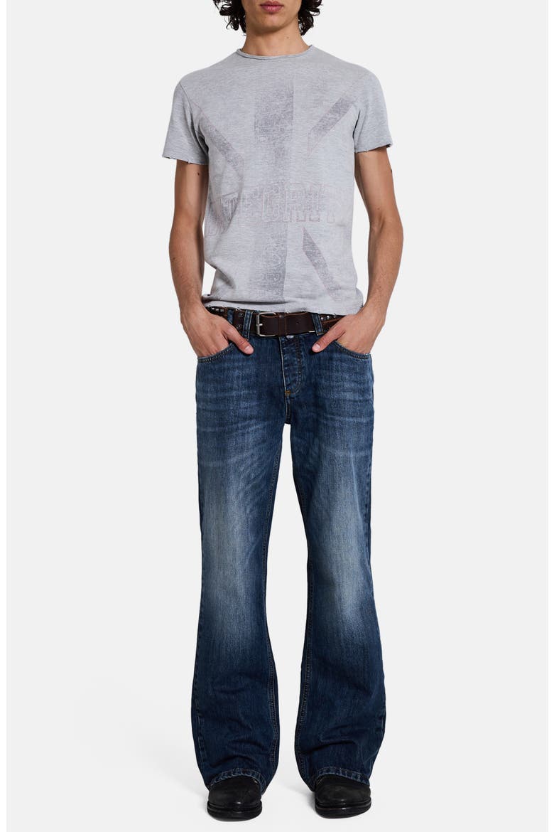 Jude Flare Leg Jeans, Alternate, color, DENIM