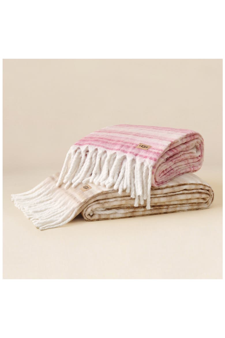 Joana Throw Blanket, Alternate, color, MUSTARD SEED/ CHESTNUT