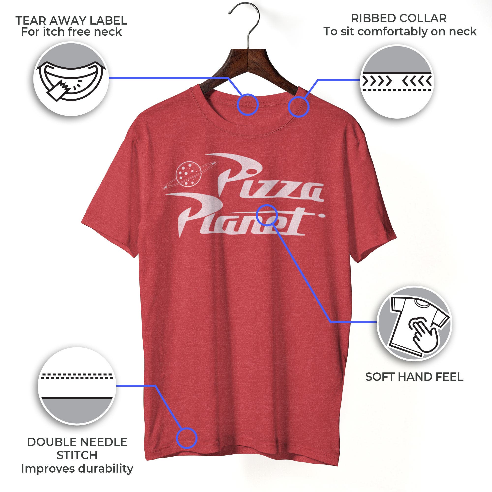 Toy Story Men's Toy Story Pizza Planet Logo Graphic Tee | Nordstrom
