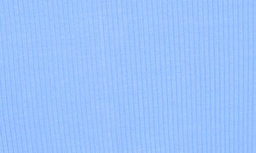 L*space Lspace Cameron Cutout Rib Cover-up Midi Dress In Blue