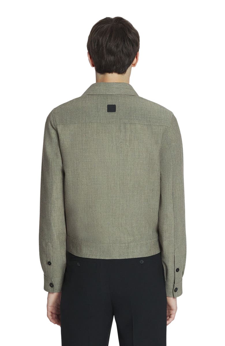 Lanvin UNISEX SHORT WOOL OVERSHIRT, Alternate, color,