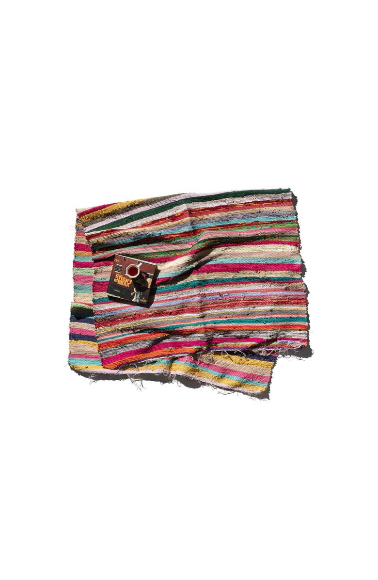 PUEBCO Scrap Fabric Rug, Main, color, Multicolor