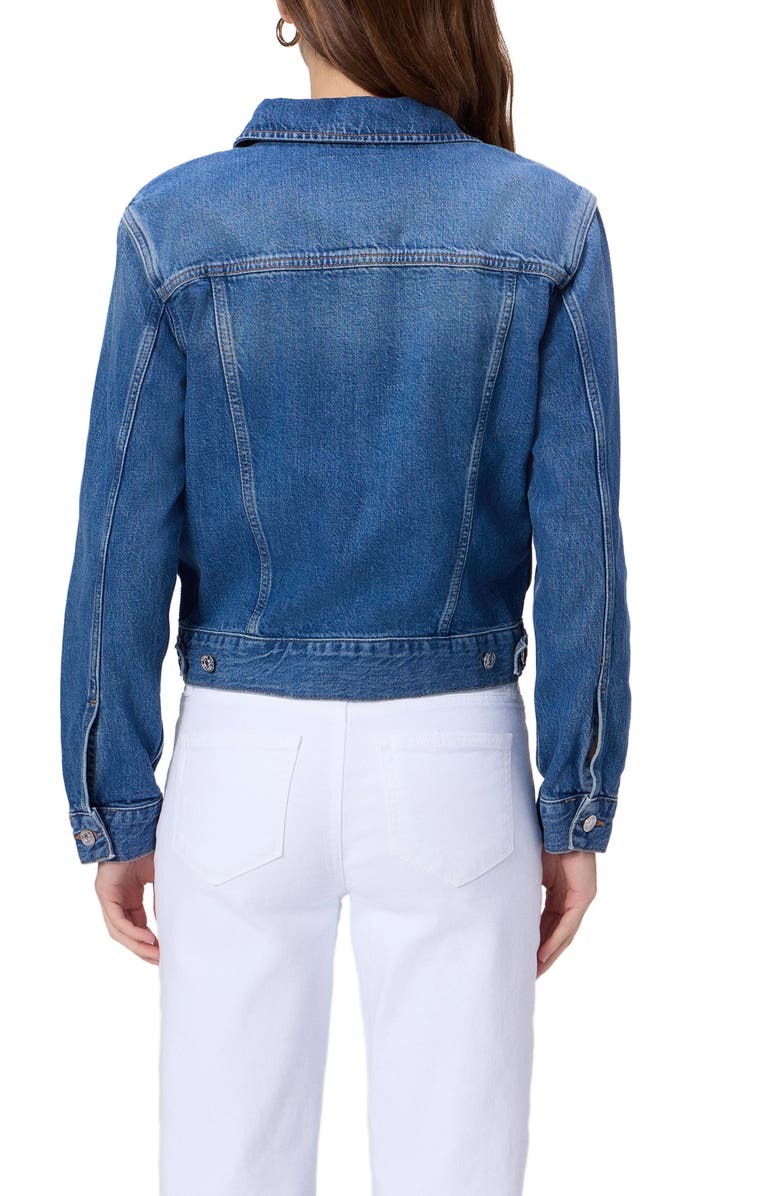 PAIGE Mari Denim Trucker Jacket, Alternate, color, Catamaran