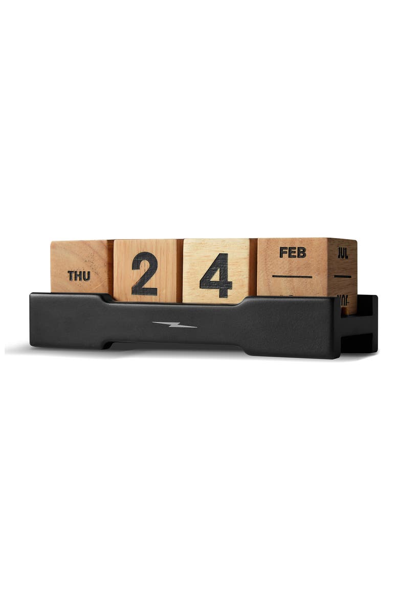 Desk Calendar, Alternate, color, OAK/ TAN