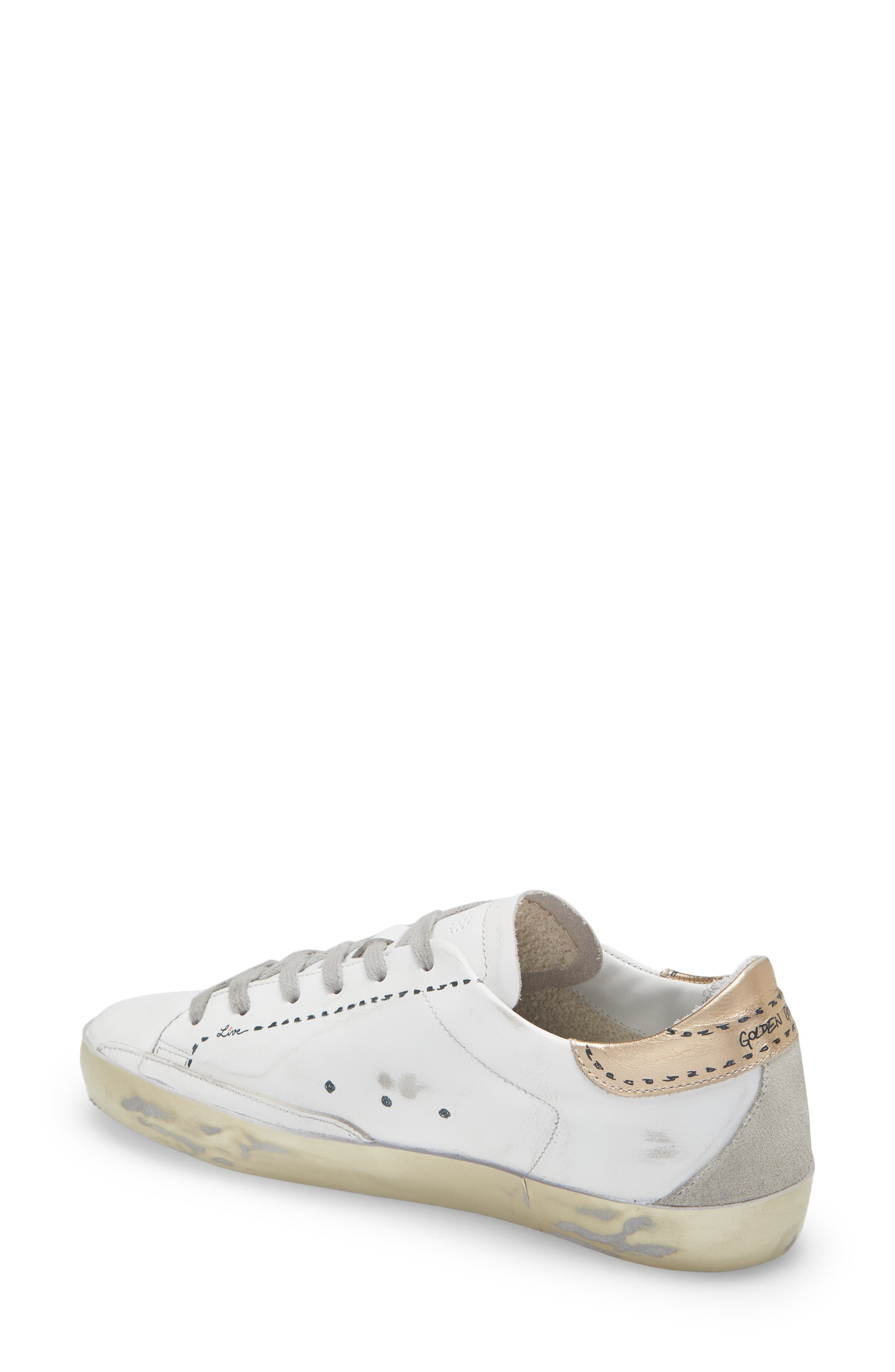 Golden Goose Super-Star Low Top Sneaker, Alternate, color, 