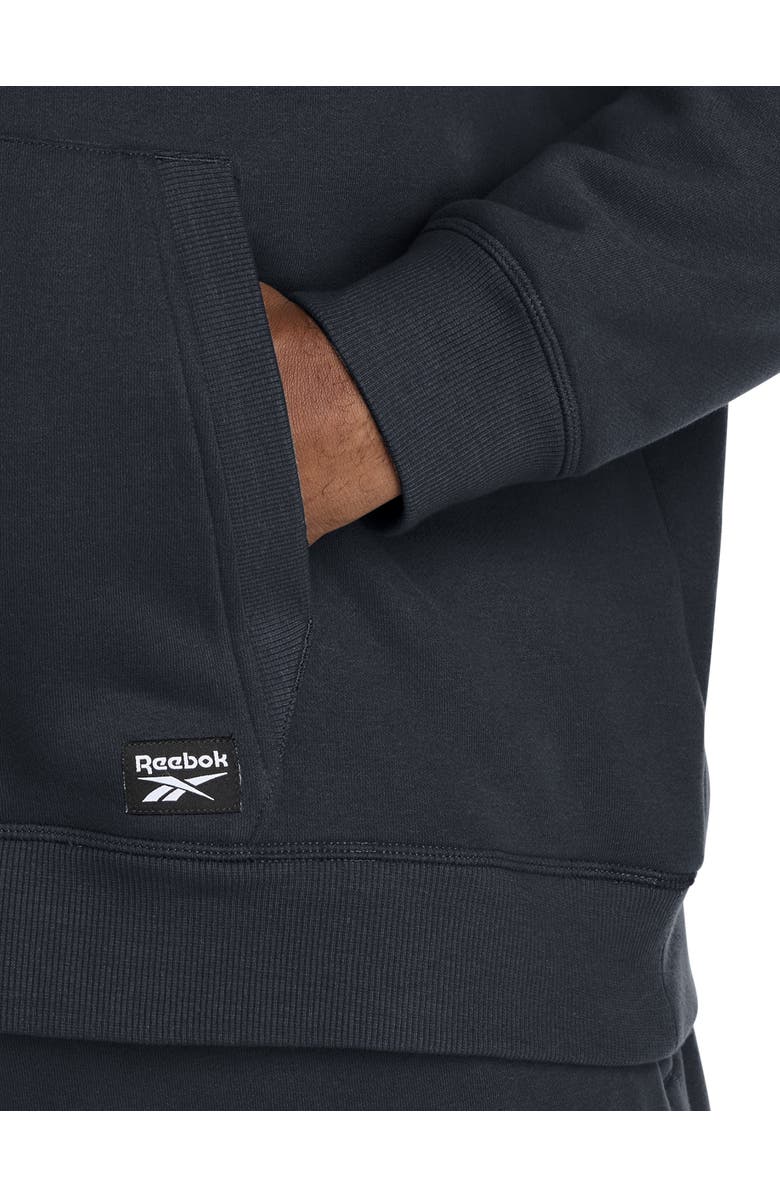 Reebok Big & Tall Performance Super Soft Brushed Hoodie, Alternate, color, Black