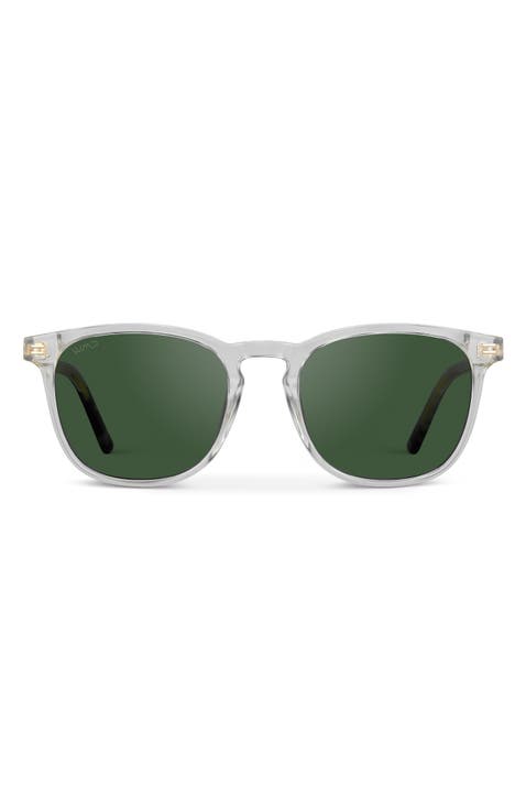 Nick - 51mm Polarized Rounded Square Sunglasses