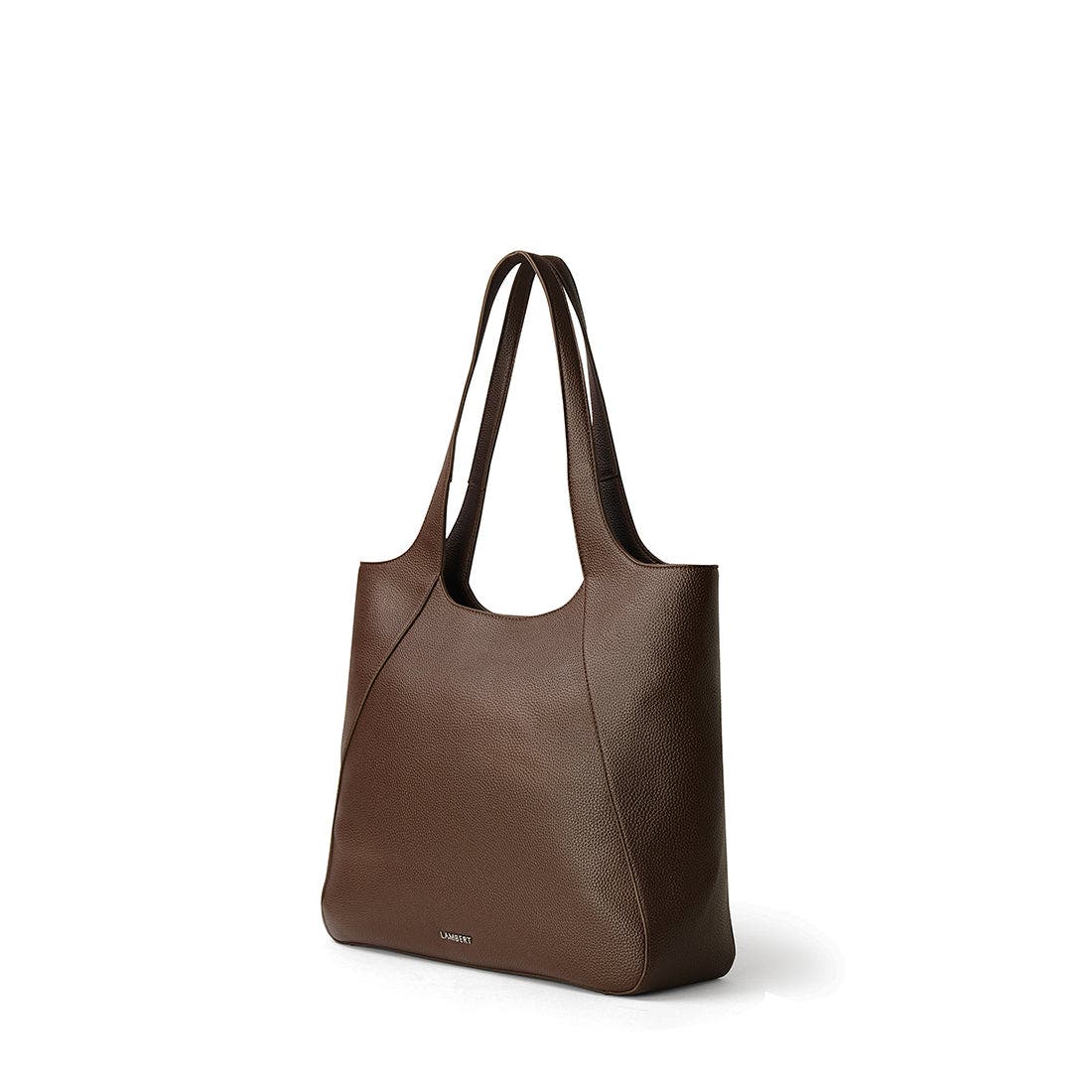 Stacey - Vegan Leather Tote Bag, Alternate, color, Chocolate