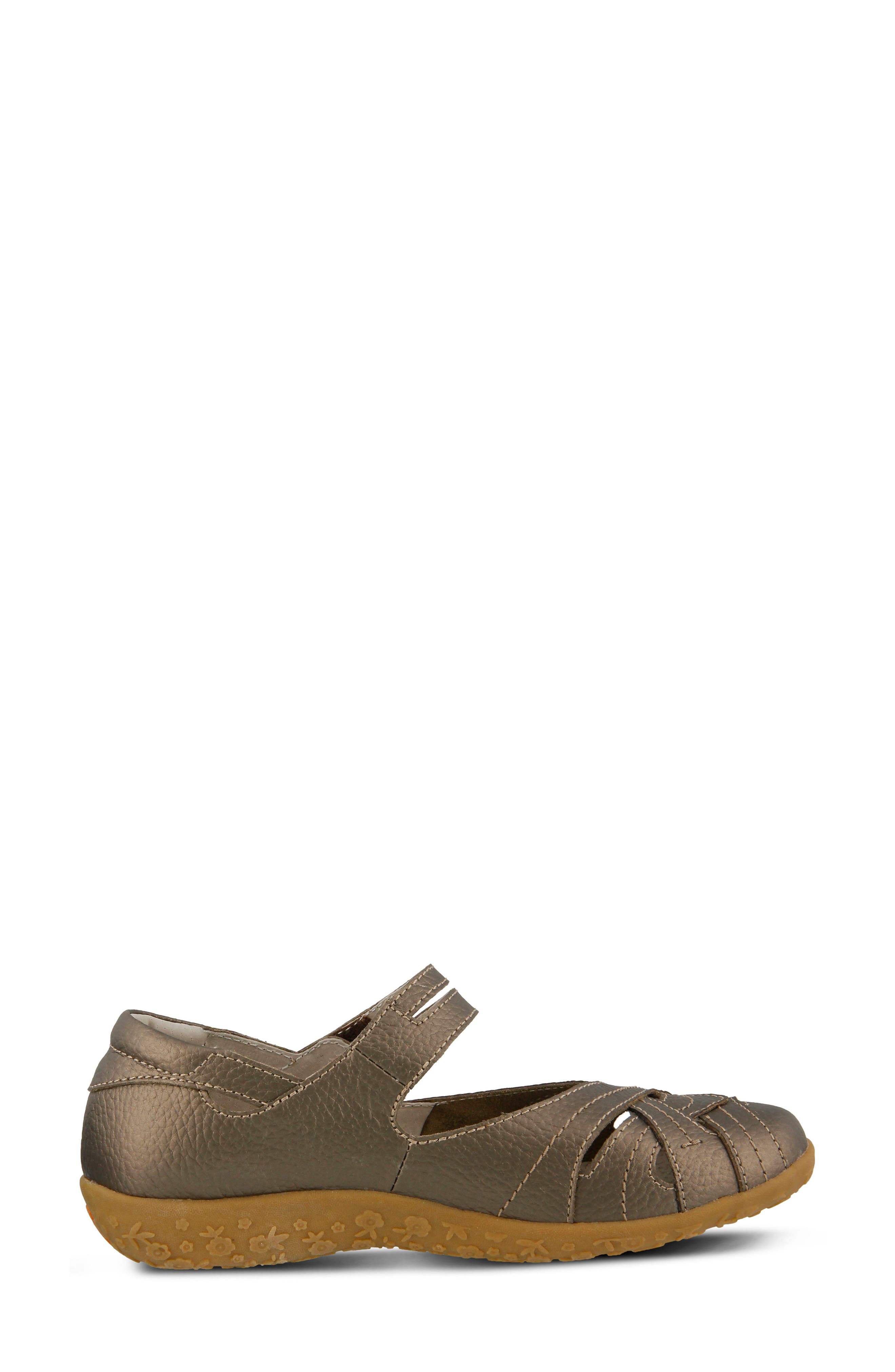 Hearts Flat, Alternate, color, BRONZE LEATHER