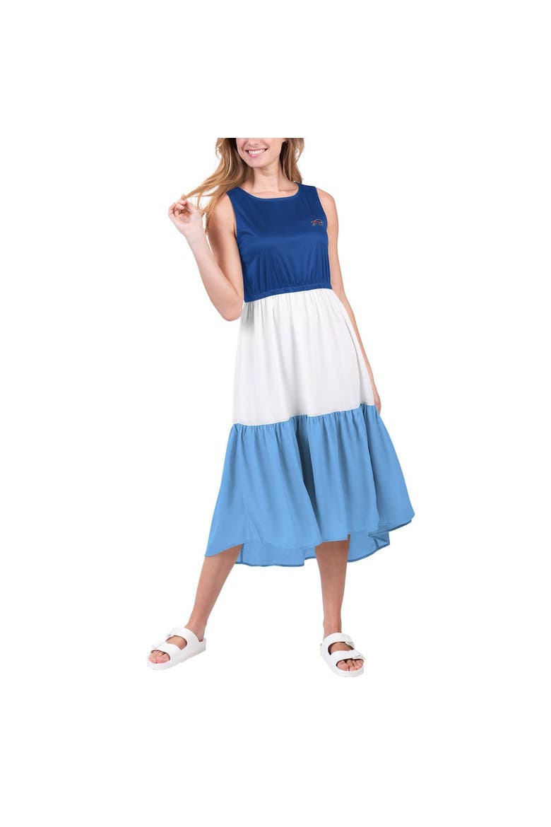 Women's G-III 4Her by Carl Banks Royal/Light Blue Buffalo Bills 12th Inning Colorblock Dress, Alternate, color, Royal
