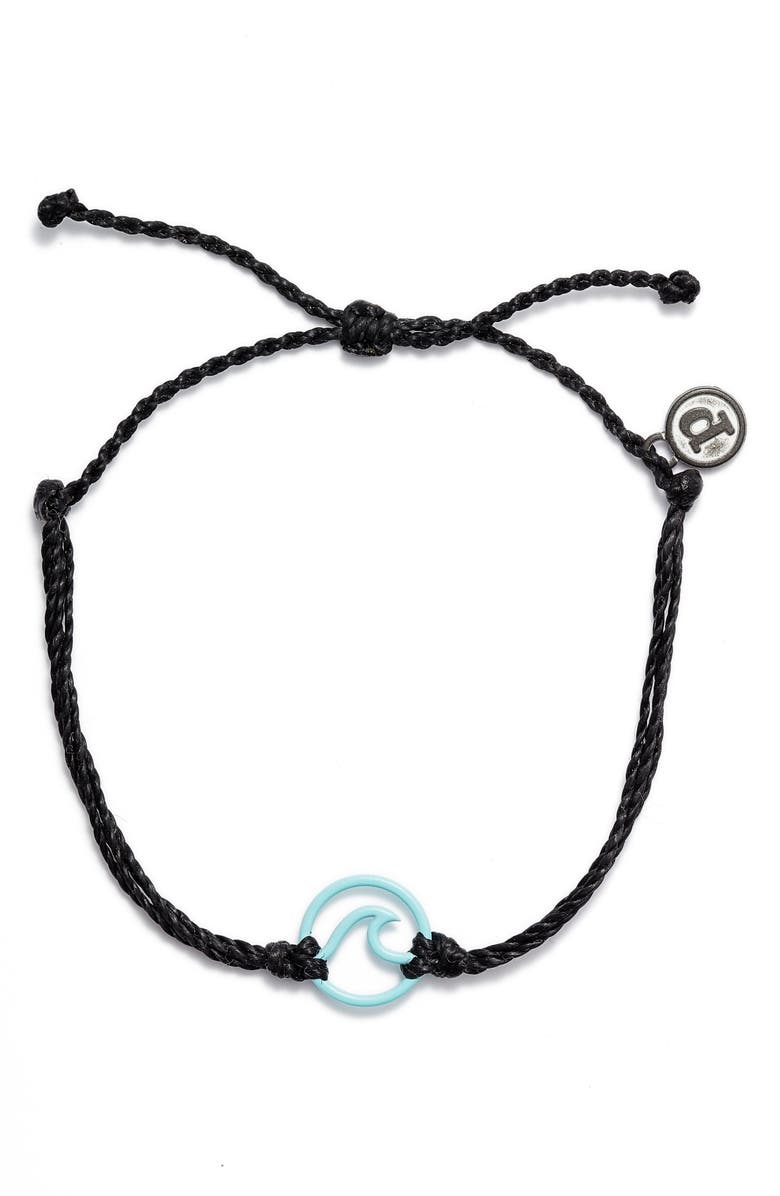 Pura Vida Wave Braided Cord Bracelet, Main, color,