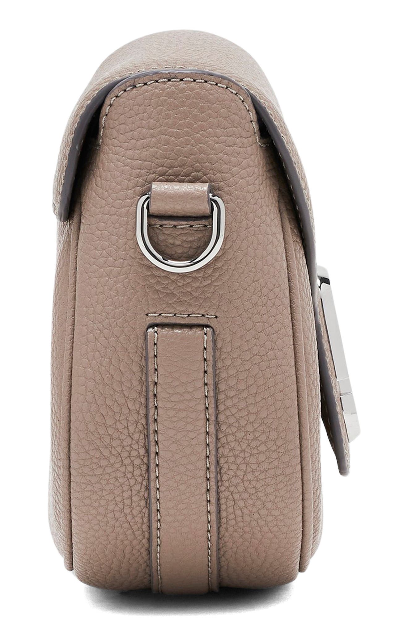 The J Marc Pebble Saddle Bag, Alternate, color, CEMENT