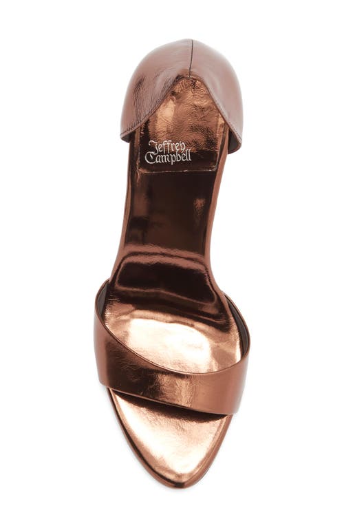 Jeffrey Campbell Cheat Code Stiletto Sandal In Brown