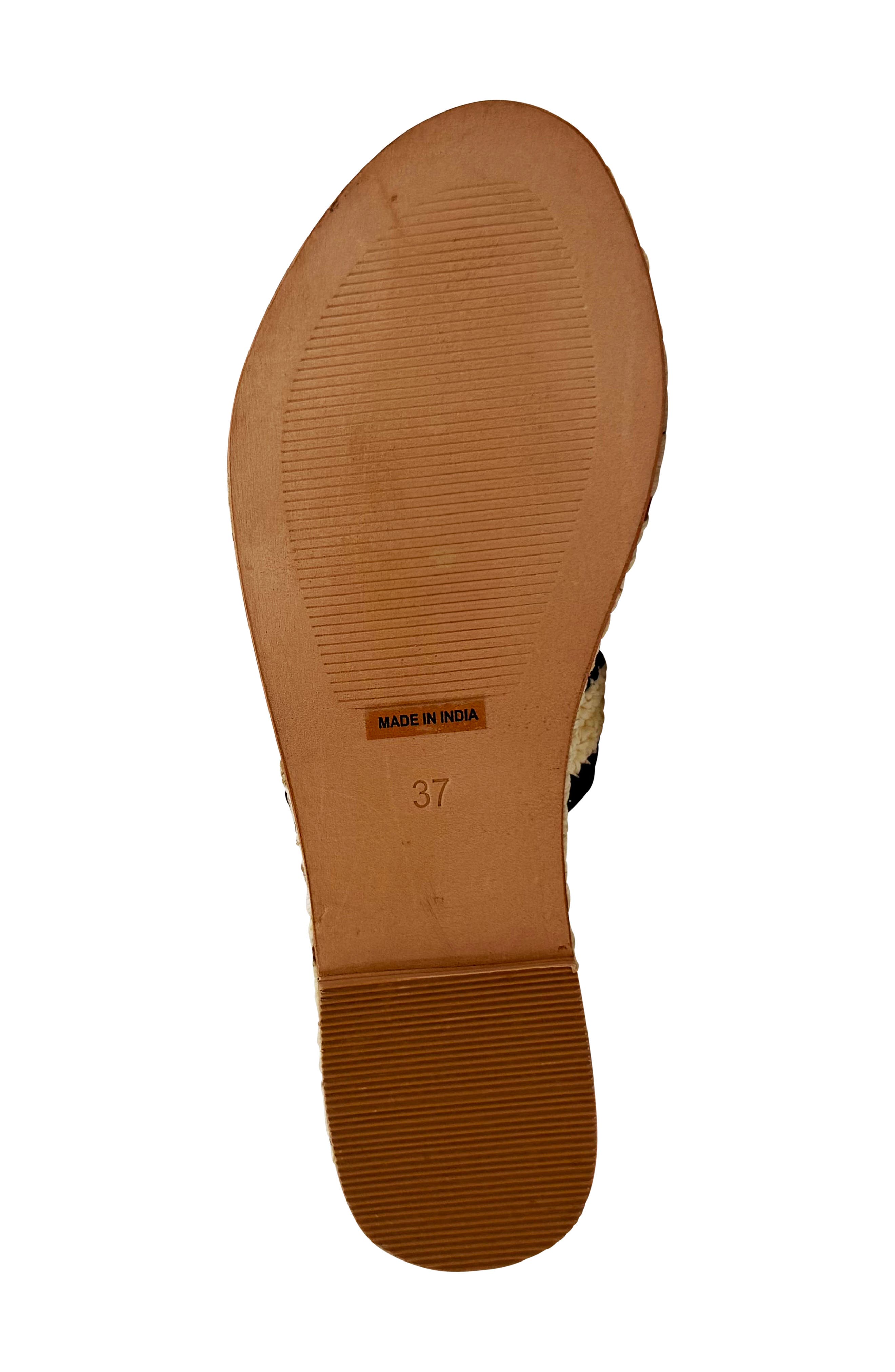 CHELSEA CREW Theo Crochet Slide Sandal, Alternate, color, Beige Raffia