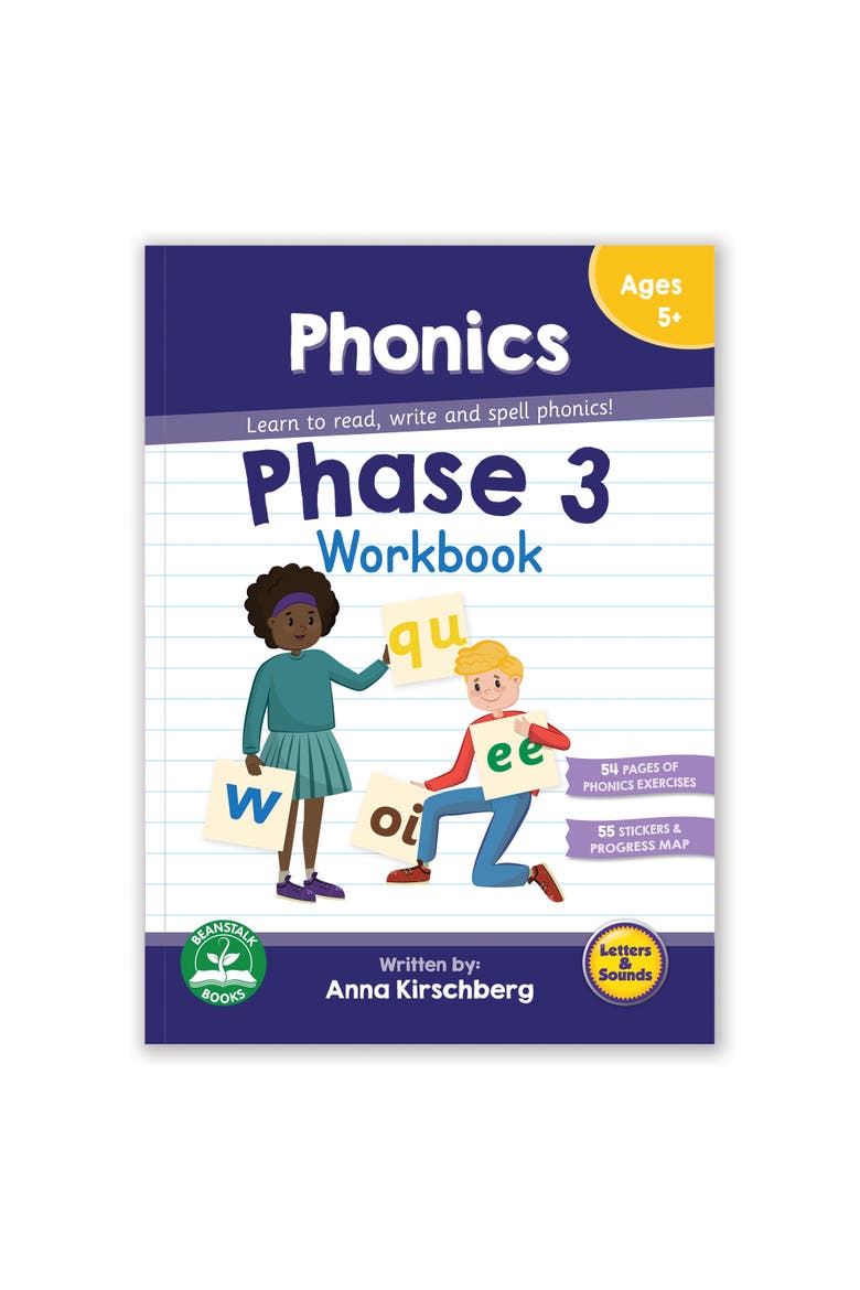 Phase 3 Phonics Workbook, Main, color, Multicolored