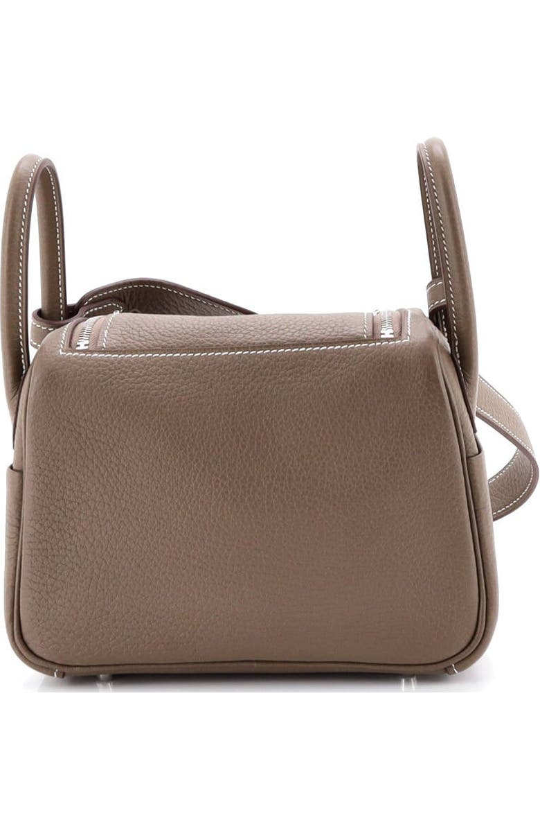 Pre-Owned Hermes Lindy Bag Clemence Mini, Alternate, color, Etoupe