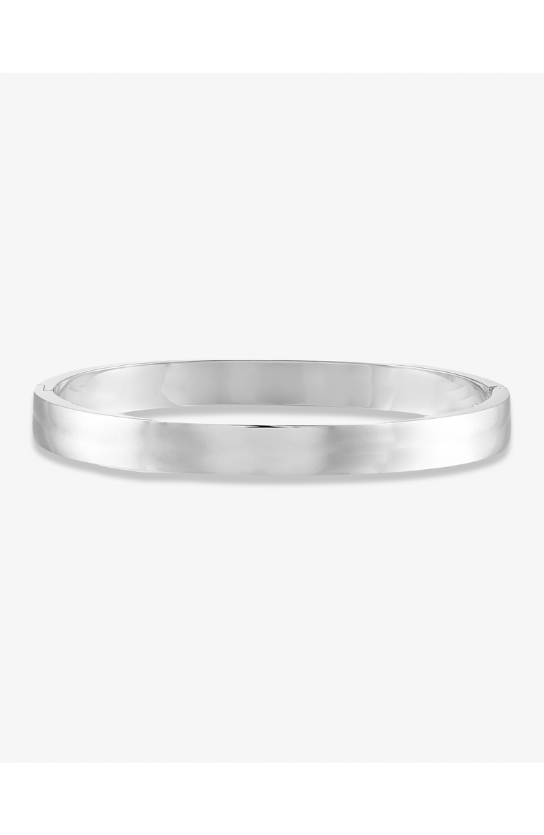 BEN ONI Polished Bold Bangle Bracelet, Main, color, Silver
