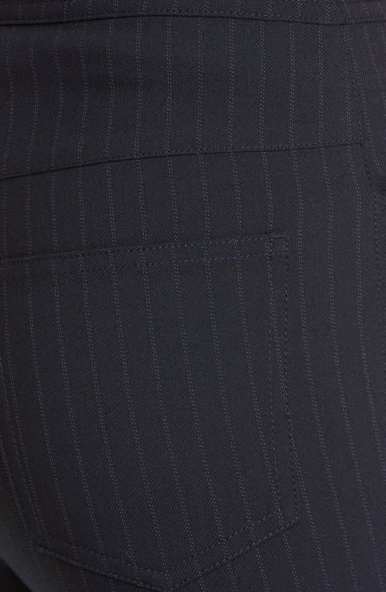 Alexander Wang Button Detail Pinstripe Leggings, Alternate, color, 